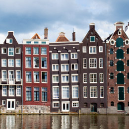 grachtenpanden in Amsterdam